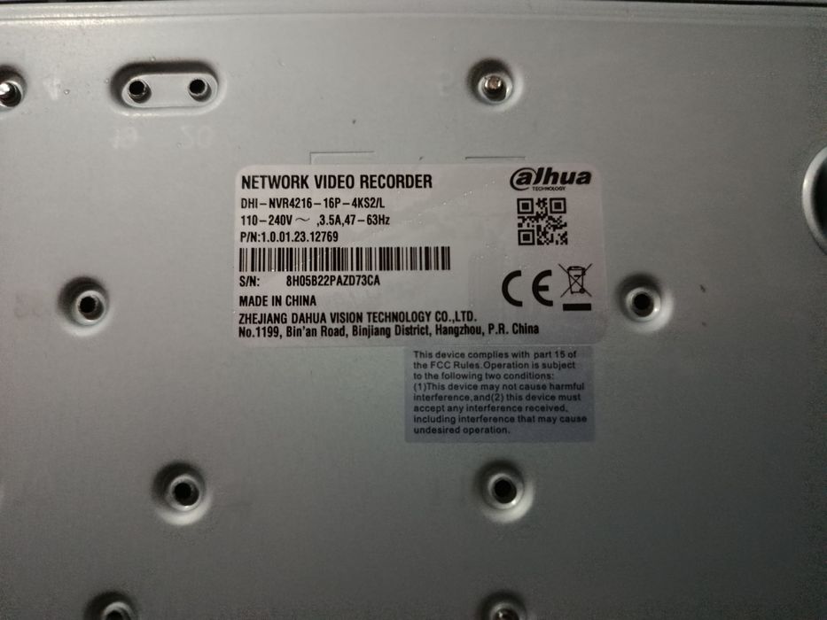 Vand NVR Dahua 16 camere POE Nou