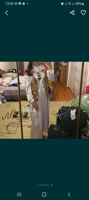 Платье белое на Сырға салу,  құдалық