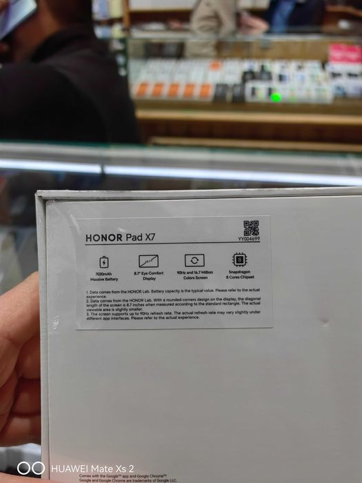 Honor Pad X7 4/128GB с Wi-Fi абсолютно новый в упаковке с гарантией