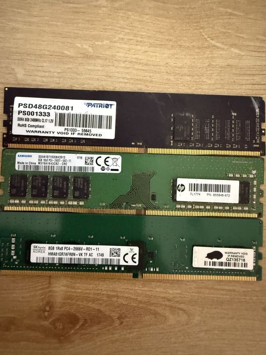 Ram ddr4 si ddr3 , 8 gb de desktop si laptop