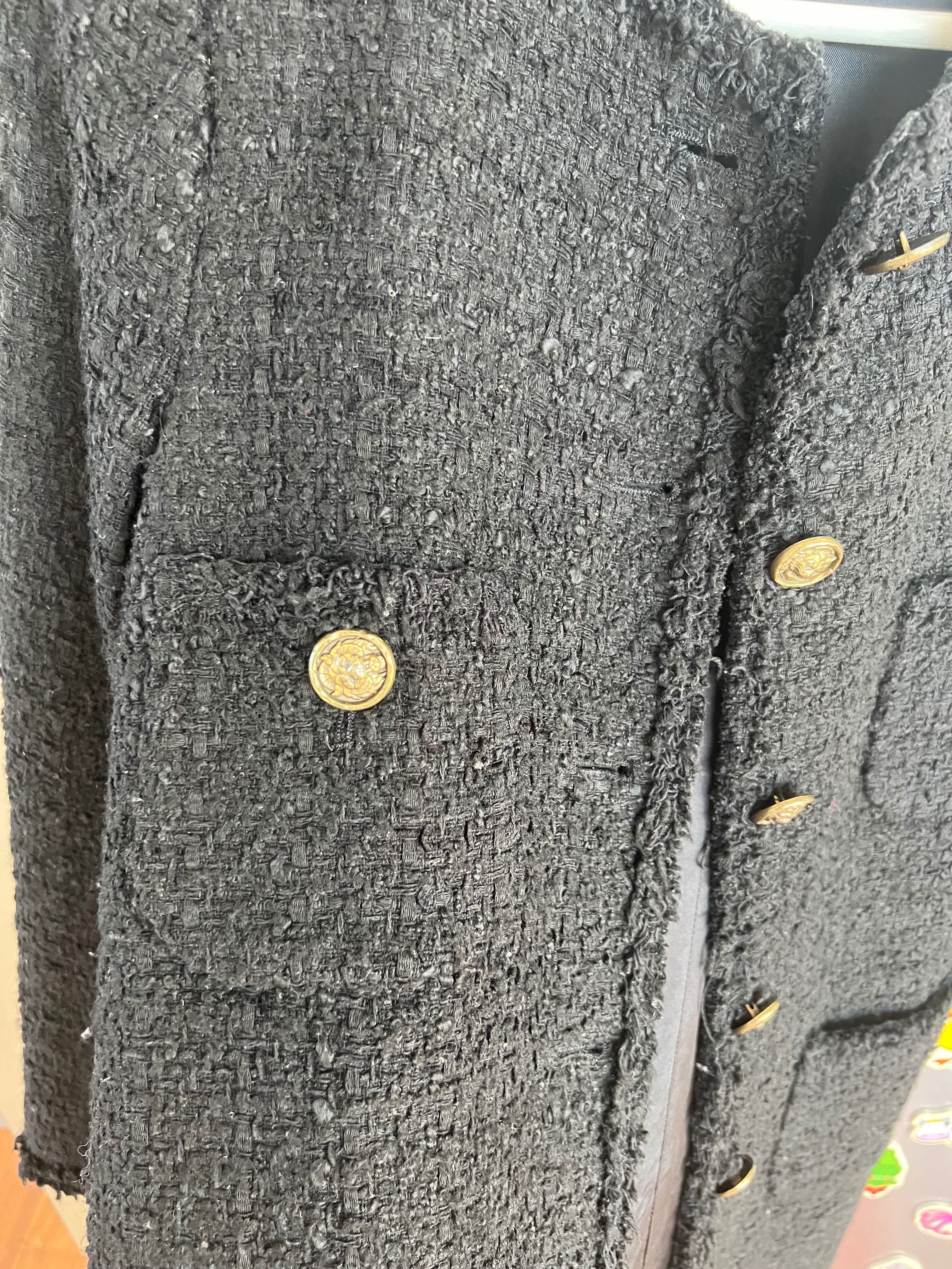 Зара черно сако tweed