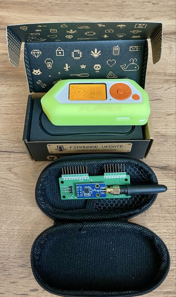 Flipper zero + модуль 433 мгц