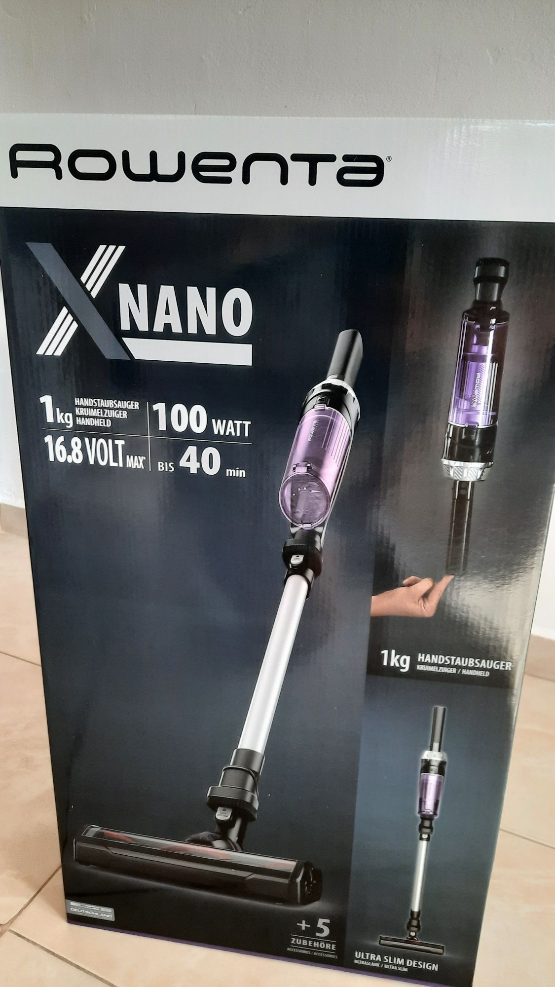 Вертикална прахосмукачка ROWENTA X-Nano