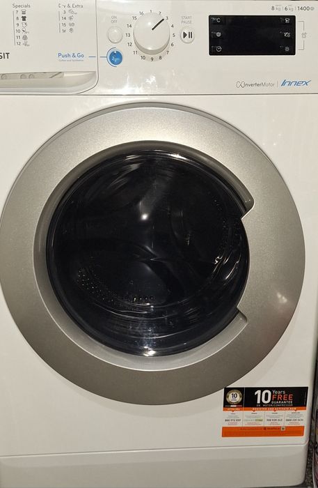 Пералня със сушилня Indesit BDE 861483 XWS EU N