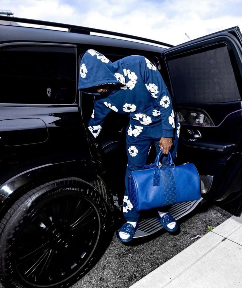 Denim Tears Long Sleeve Tracksuit Мъжки анцуг екип анцузи комплект