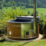 Jacuzzi PREMIUM cu soba din INOX integrata