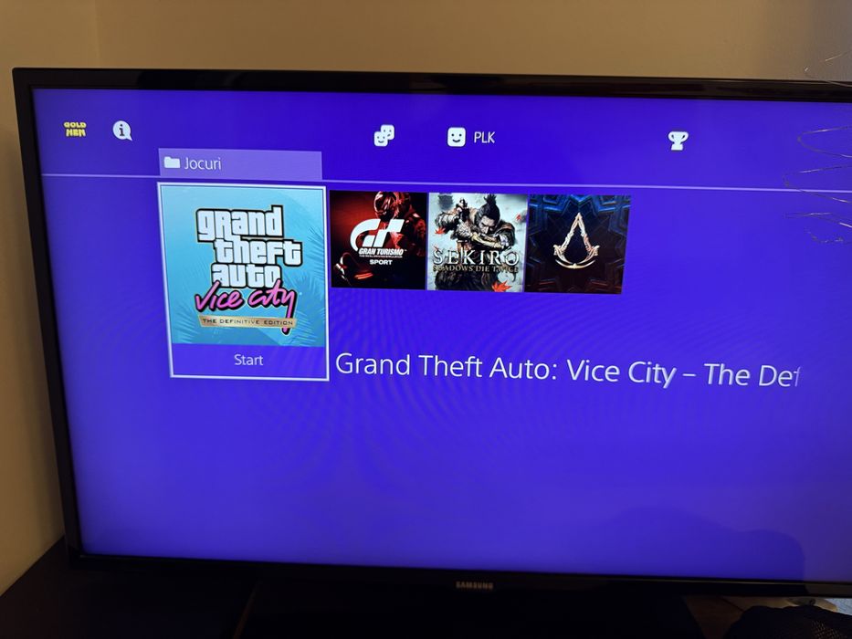 Consola PlayStation 4 Slim Modata BD JB Gold Hen assasins creed gta