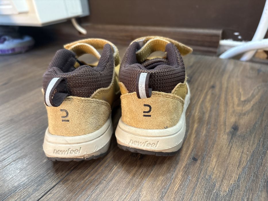 Кожени маратонки Newfeel за момче - размер 28