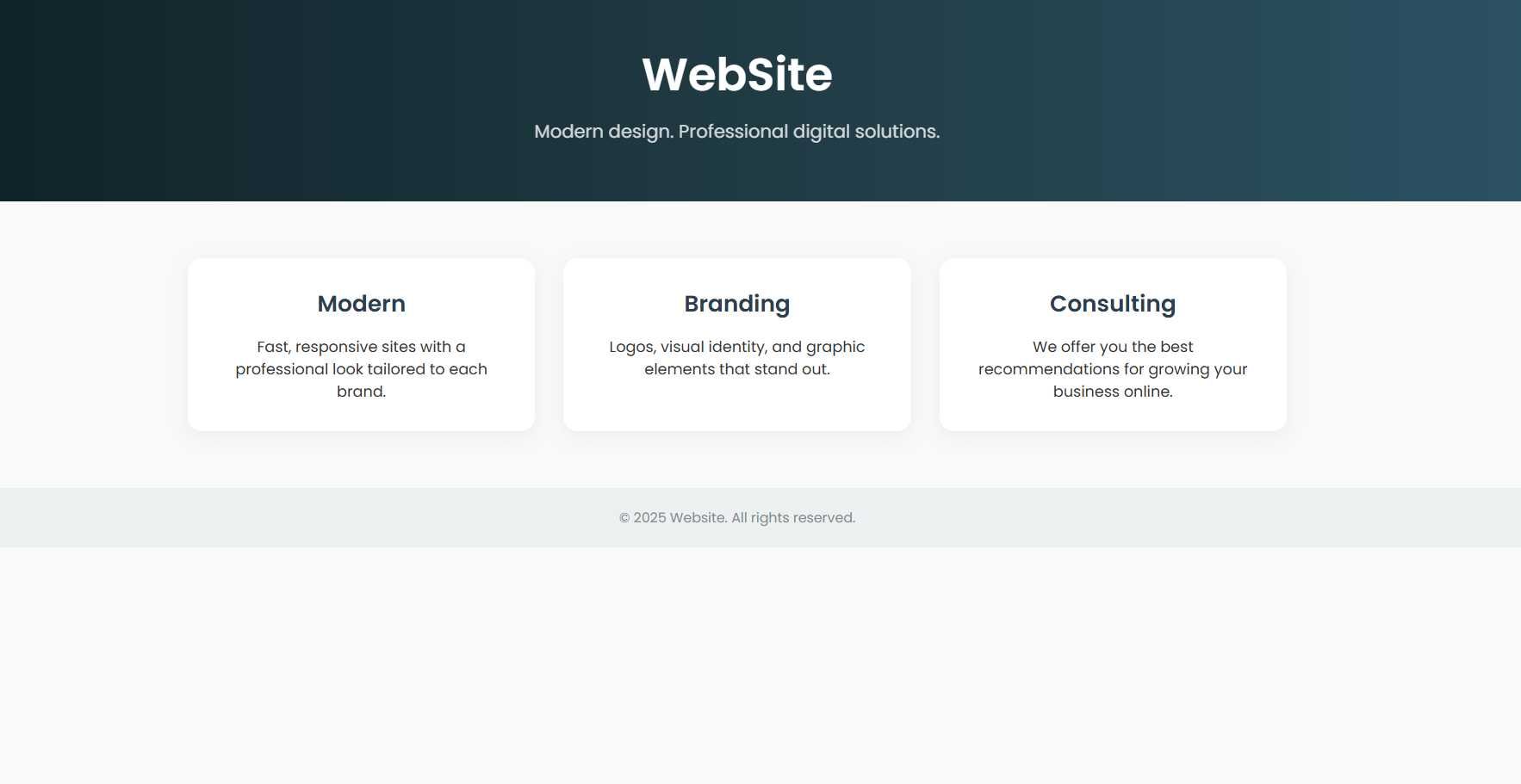 Servicii creare site web complet – aspect modern, funcțional