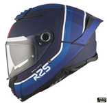 Casca integrala moto MT Thunder 4 R25 albastru-alb mat