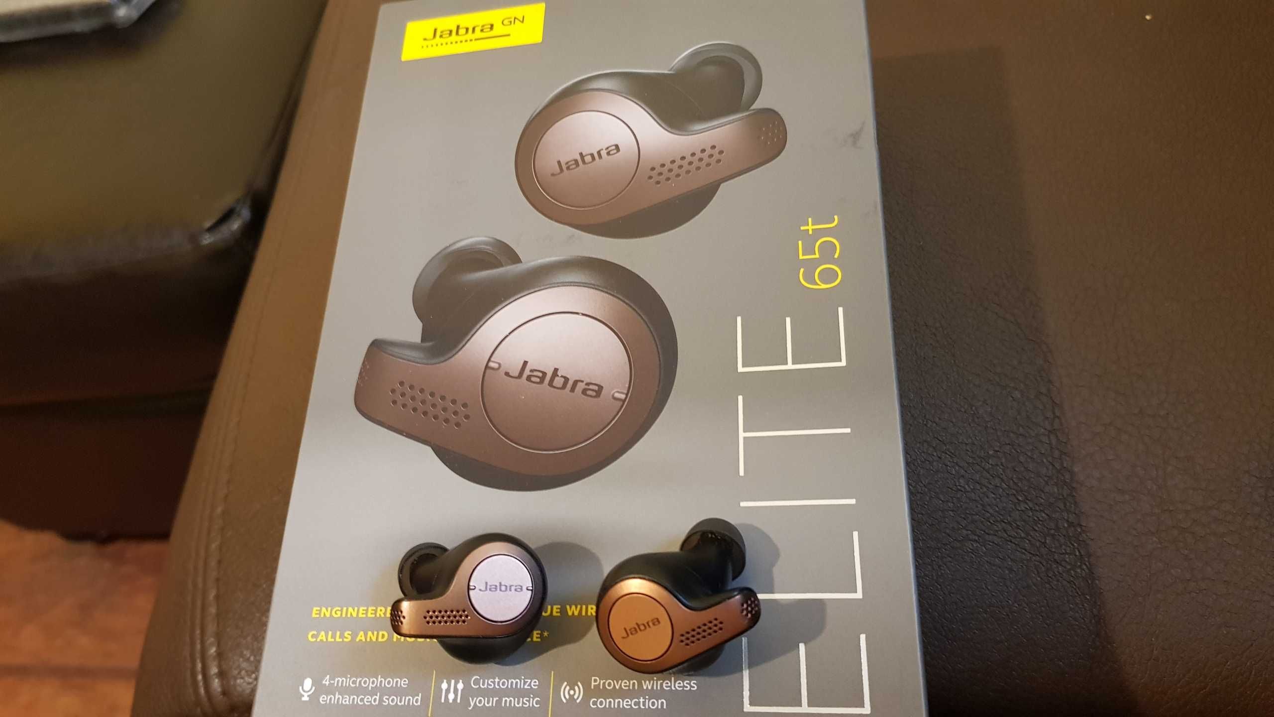 Casti bluetooth Jabra Elite 65t, In-Ear, Copper Black