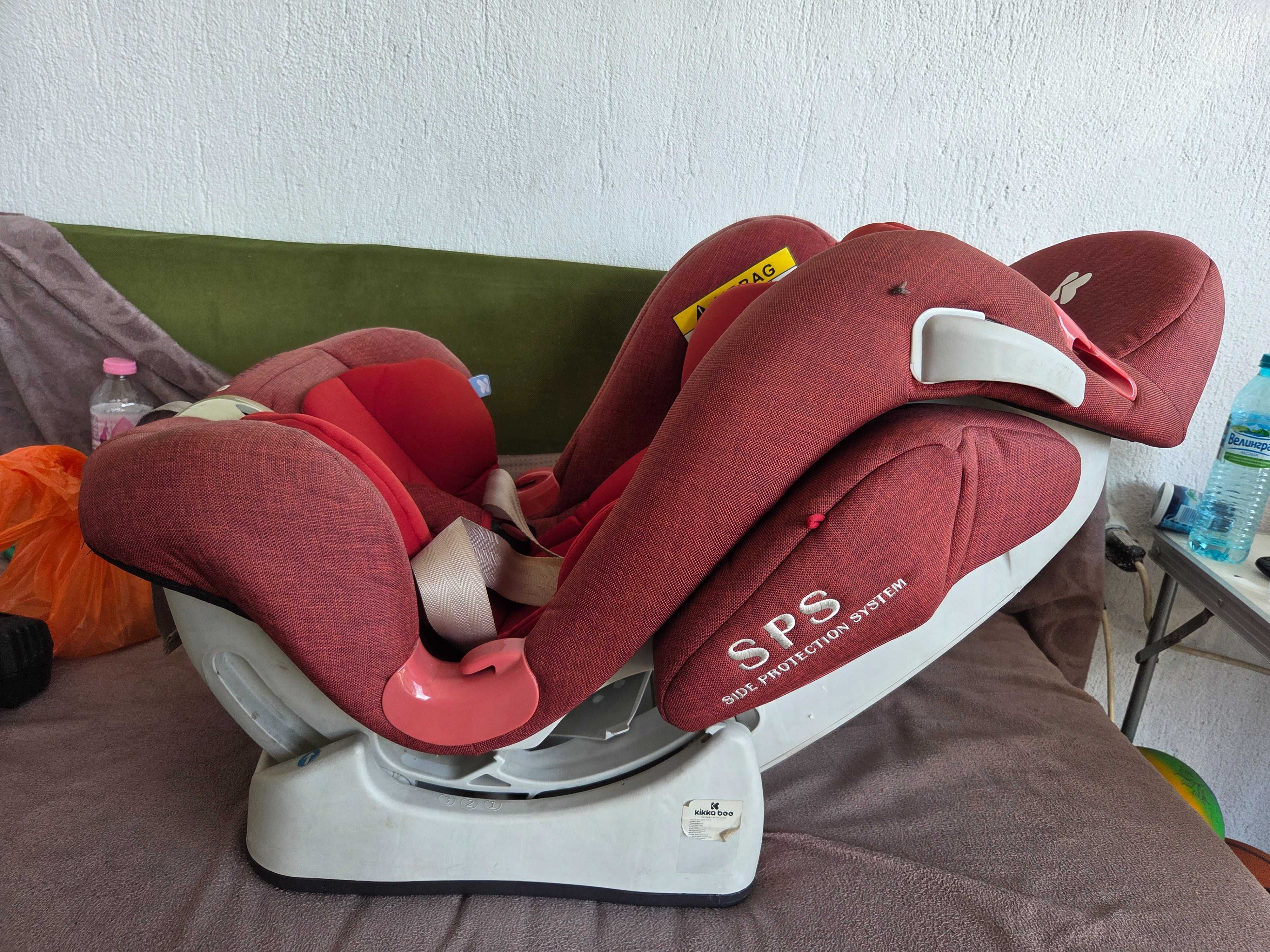 Столче за кола с фунция за сън KikkaBoo - 0-25 kg