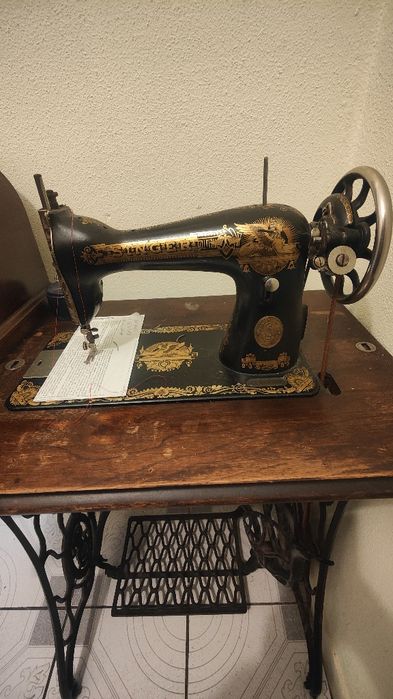 Mașina de cusut singer originală Nr 15 cu carte tehnica full accesorii