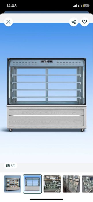 Продается ветринный холодильник Electro Steel Иран