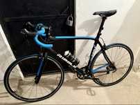 Cursiera carbon Azzuro Shimano