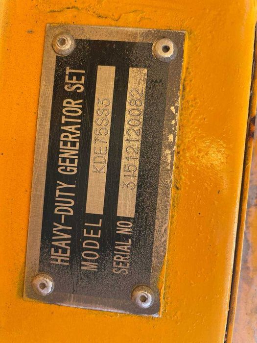 генератор дизельный 50kw KIPOR KDE75SS3