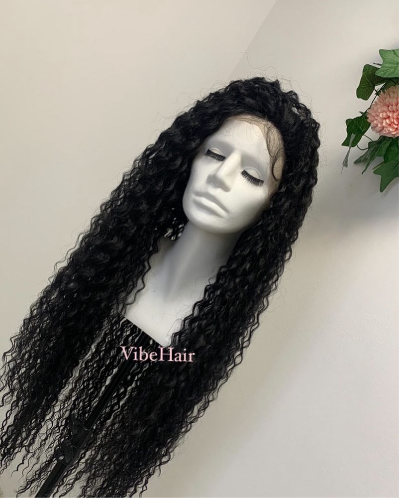 Peruca afro front lace
