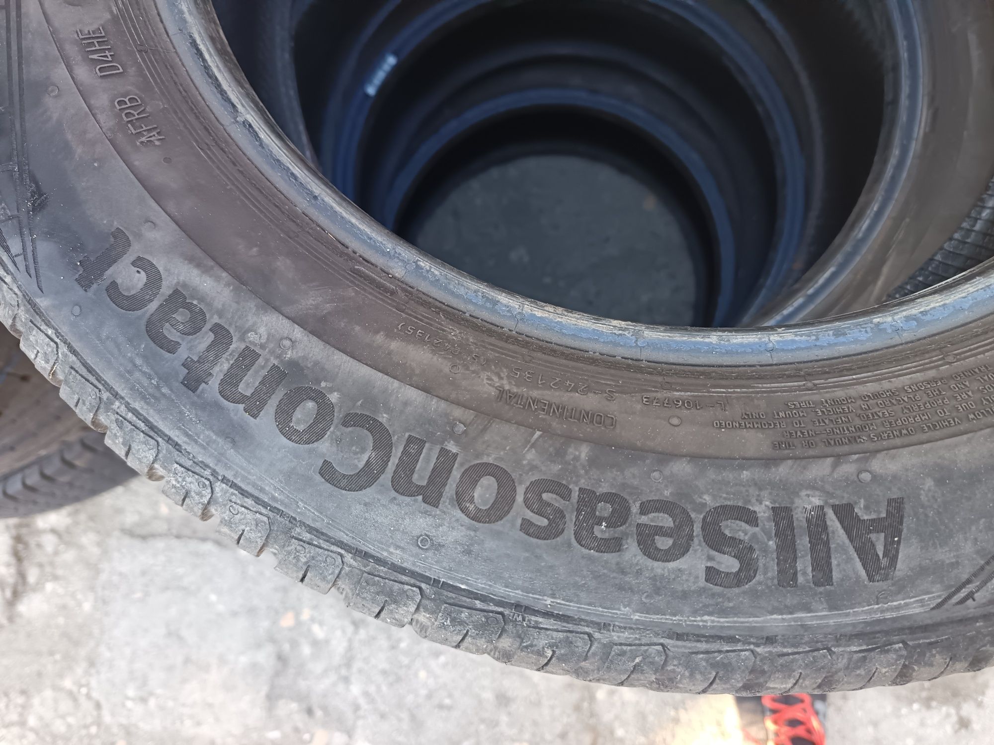Anvelope 4sezoane ms 195 60 15 continental 2017 6.5-7.5mm
