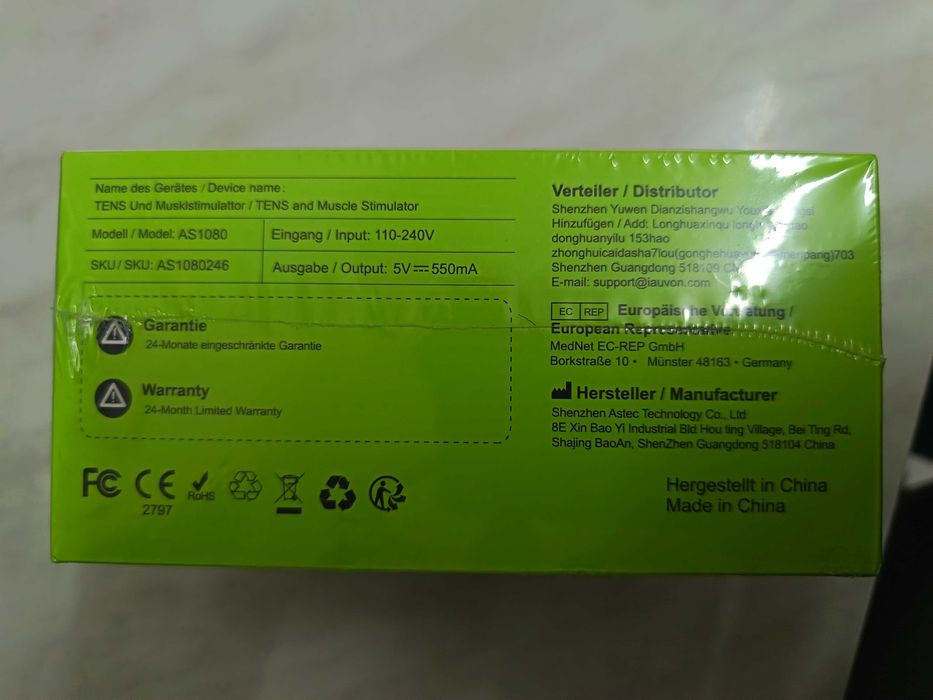 AUVON TENS stimulator muscular