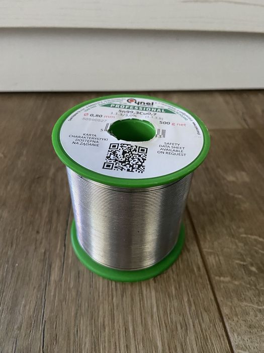Fludor( sarma profesionala de lipit) Sn99,3 Cu0,7