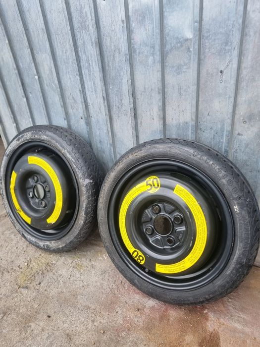 2 x Roata rezerva 4x100 Slim R14 T105/70/R14 57.1 Remorca/Motocultor