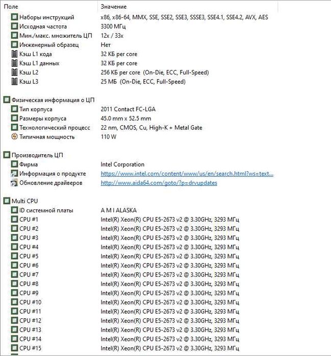 x79 klissre, Xeon 2673v2(8-16),  2x8gb (1866mhz)
