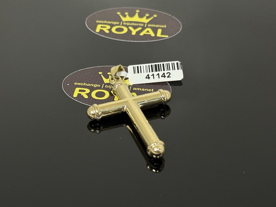 Bijuteria Royal : Pandantiv AUR 14K Cruce / 3.9 GR