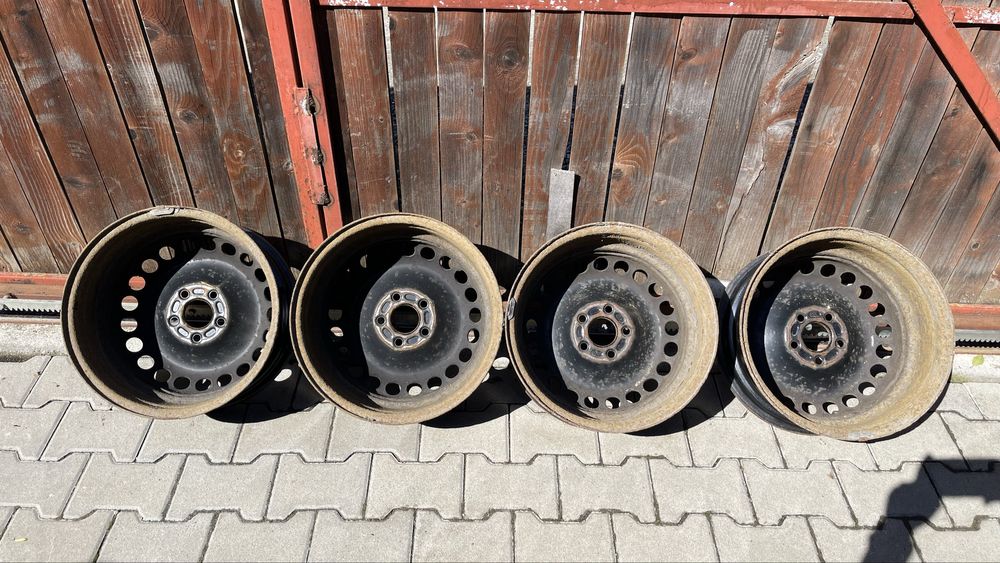 Set jante tabla 16’ 5x108 originale ford cu capace ford