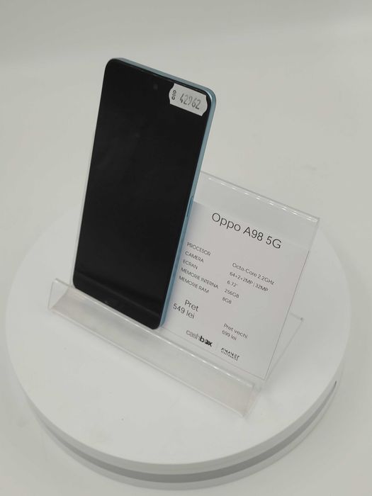Garantie 24 luni Oppo A98 5G  256GB CashBox