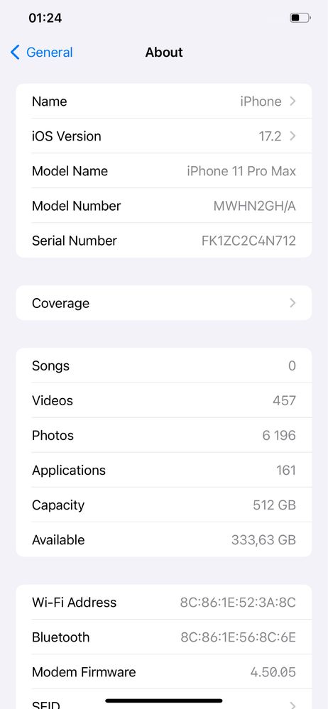 iPhone 11 Pro Max 512GB