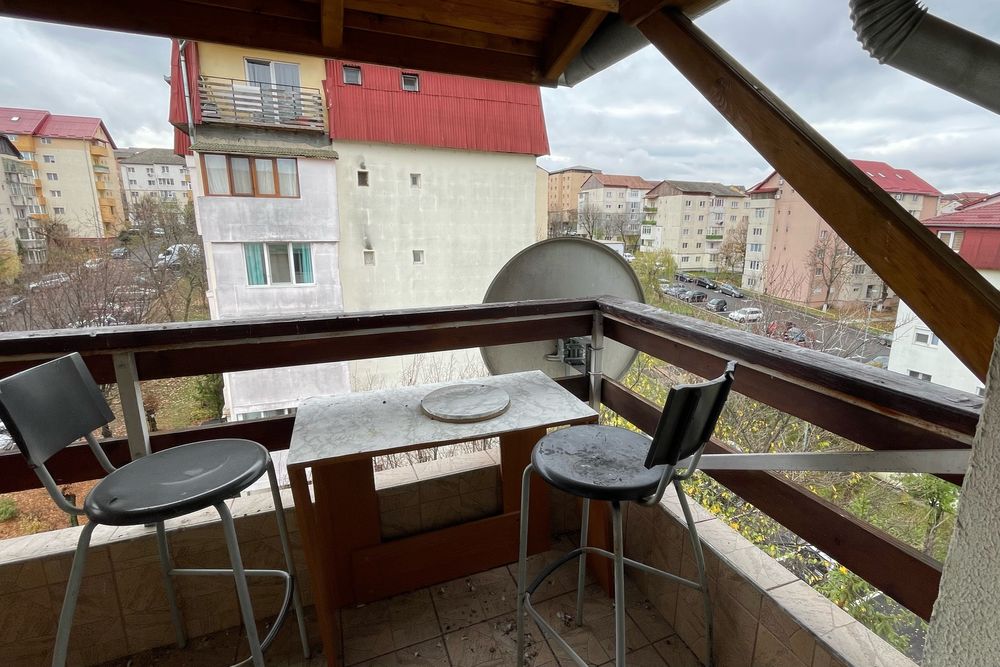 Apartament living + dormitor, 56mp utilat, mobilat, zona Bradet