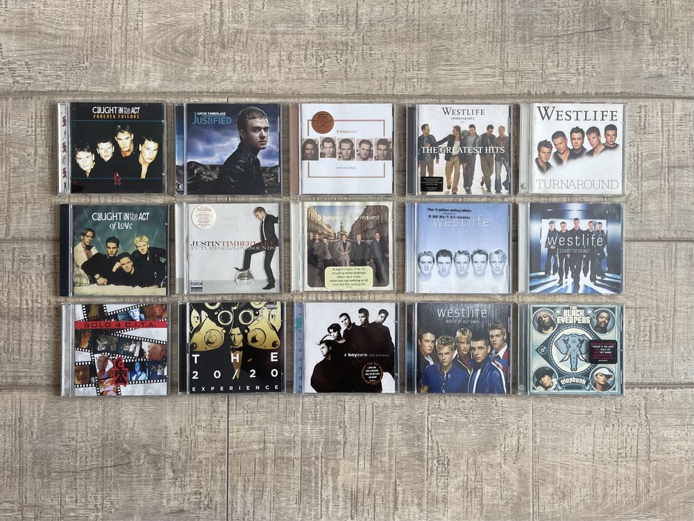 Cd-uri Boyzone, Caught In The Act, Westlife, Justin Timberlake, TBEP