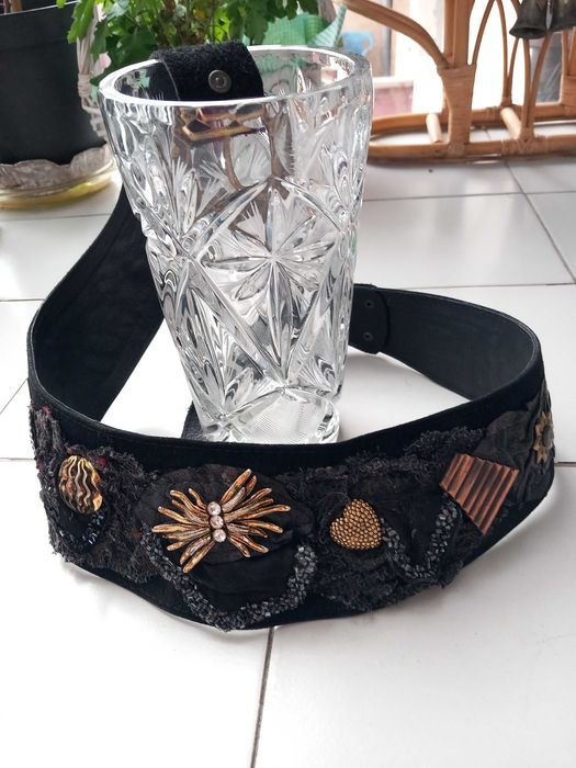 Дизайнерски кожен колан Италия