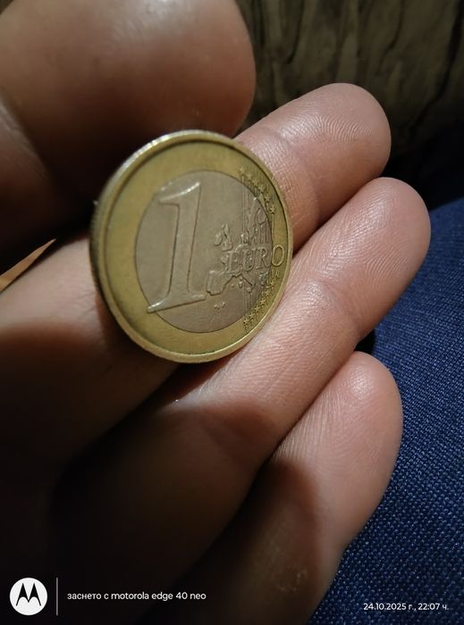 Монета 1 евро/euro