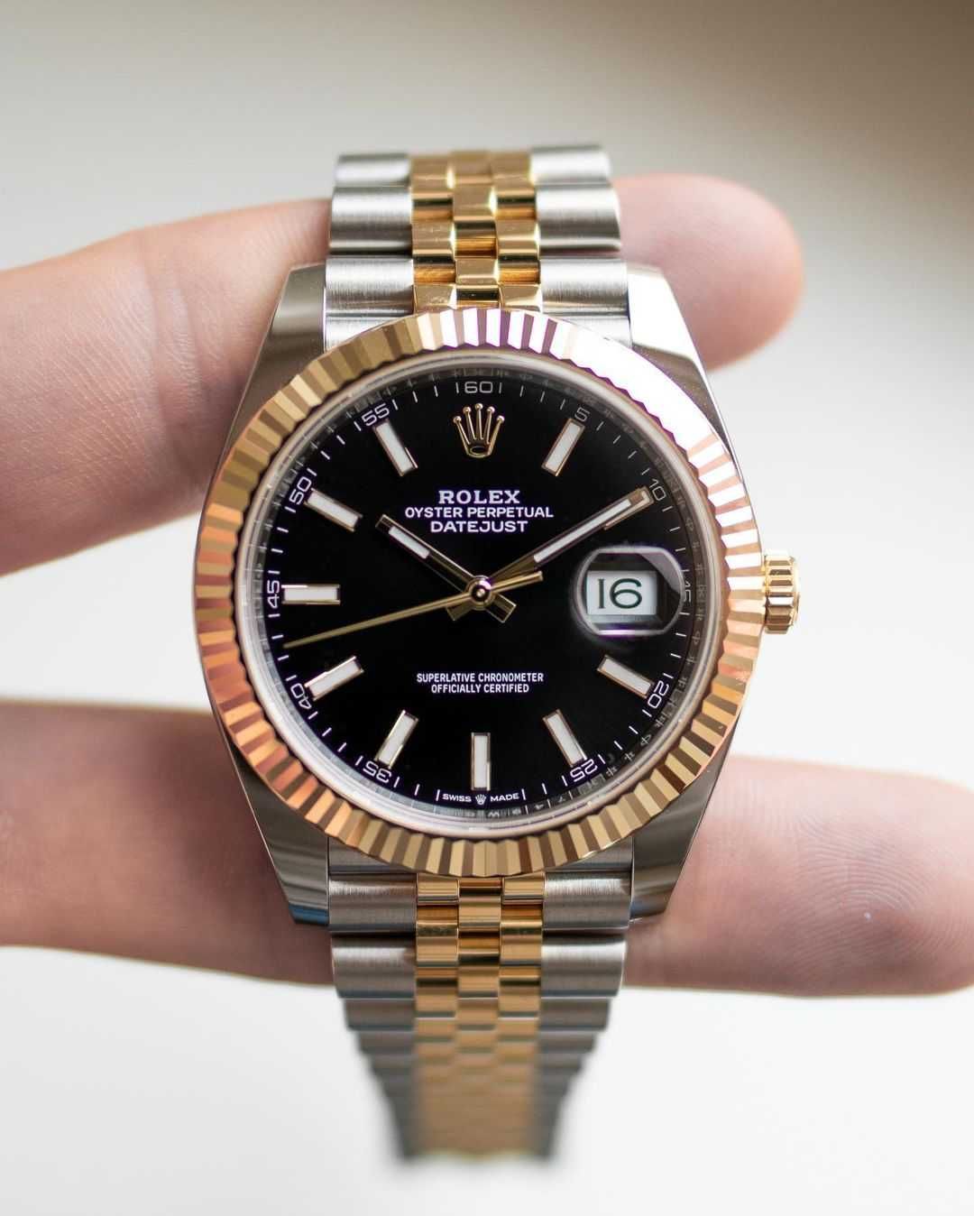 rolex datejust 41mm двуцветен