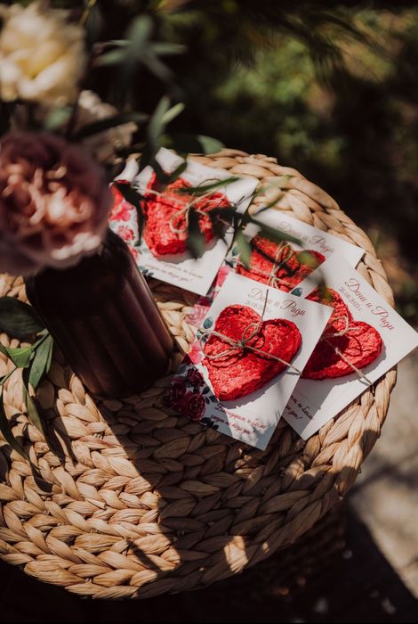 Подаръчета за гости - сърца за засаждане