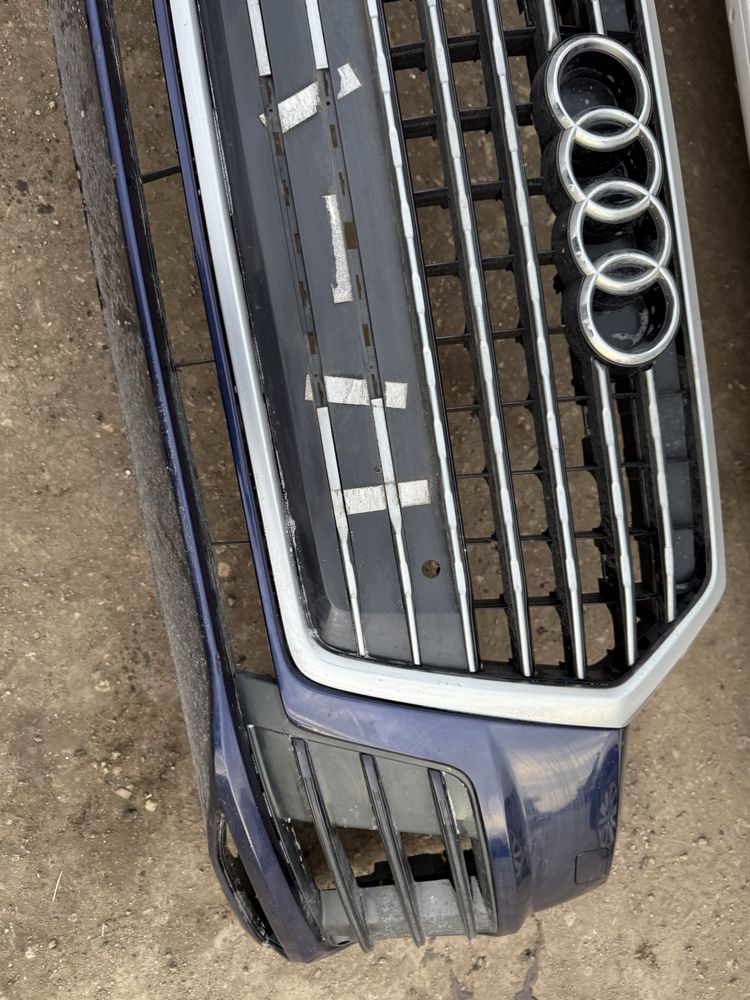 Оригинална оборудвана предна броня за Audi Q7 4m Sline 2015-2019г