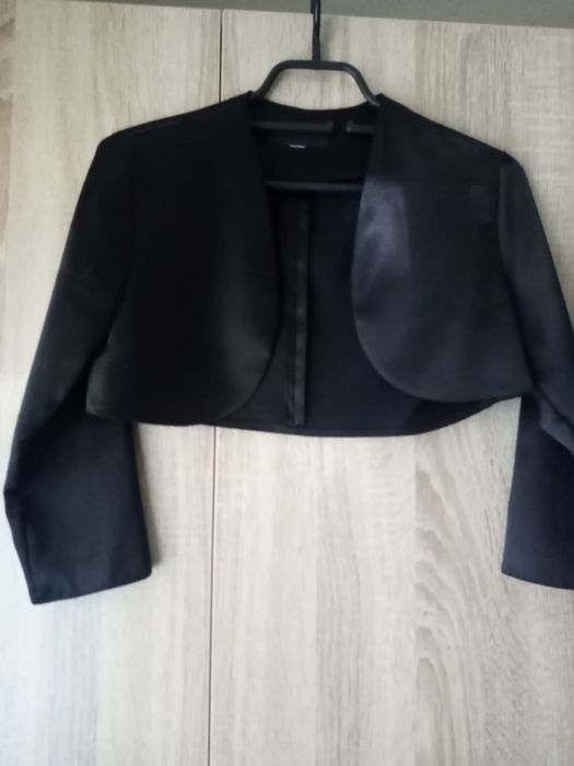 Bolero satin maneca trei sferturi marimea 36