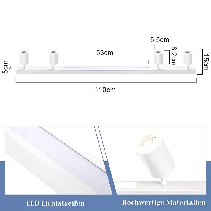 ПРОМО ! Луксозна LED таванна лампа / 4 пламъка !