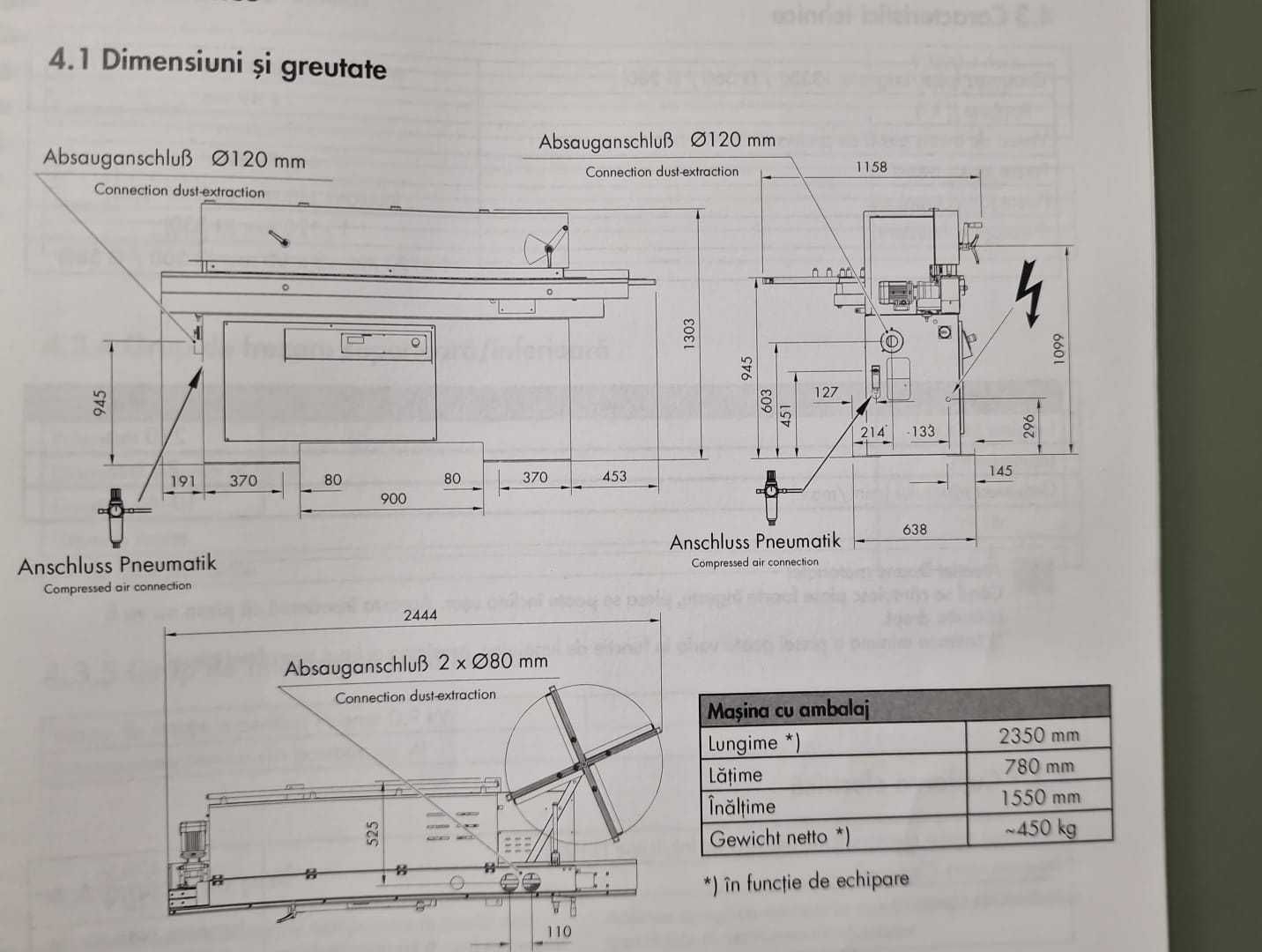 FELDER G360 Mașină de căntuit cu prefrezare