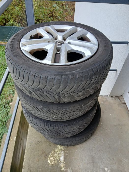Jante structurate originale Renault 5x114.3 si cauciucuri 205 55 R16