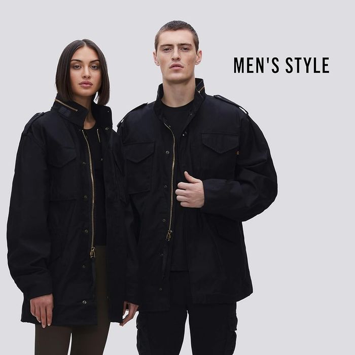 Полевая куртка Alpha industries m65 black