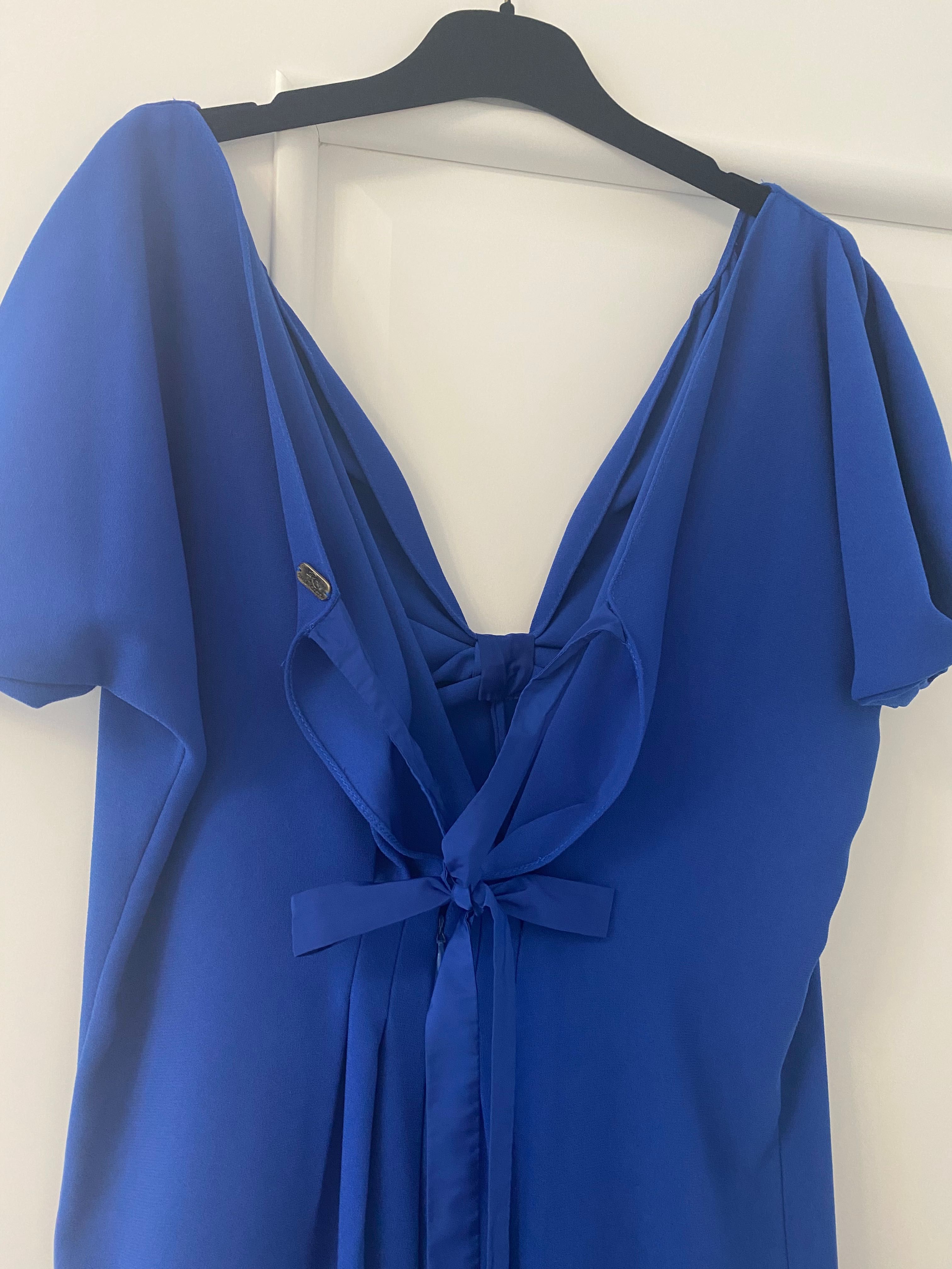 Rochie Rhea Costa, Electric blue, M, purtată o singura data