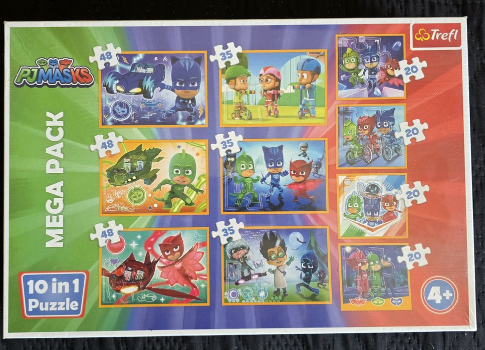 Set 8 puzzle si jocuri educative copii 5-9 ani