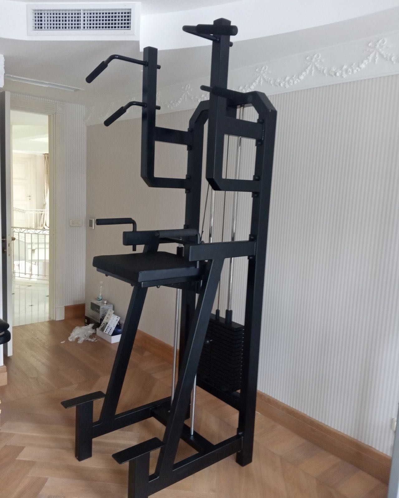 Aparat tractiuni si flotari la paralele/assisted dips and pullups
