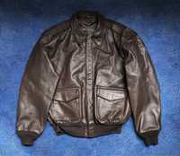 Sporty's Pilot Shop Classic Leather Bomber Jacket A-2 мъжко кожено яке