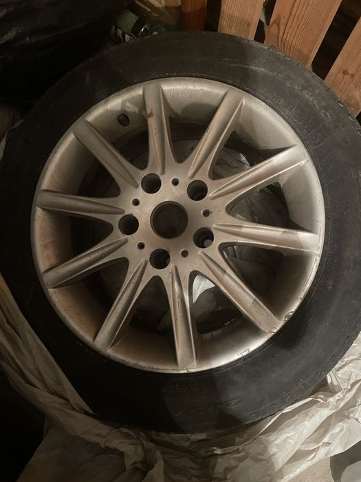 Продавам 4 алуминиеви джанти 16" 5x100 с гуми 205/55 R16