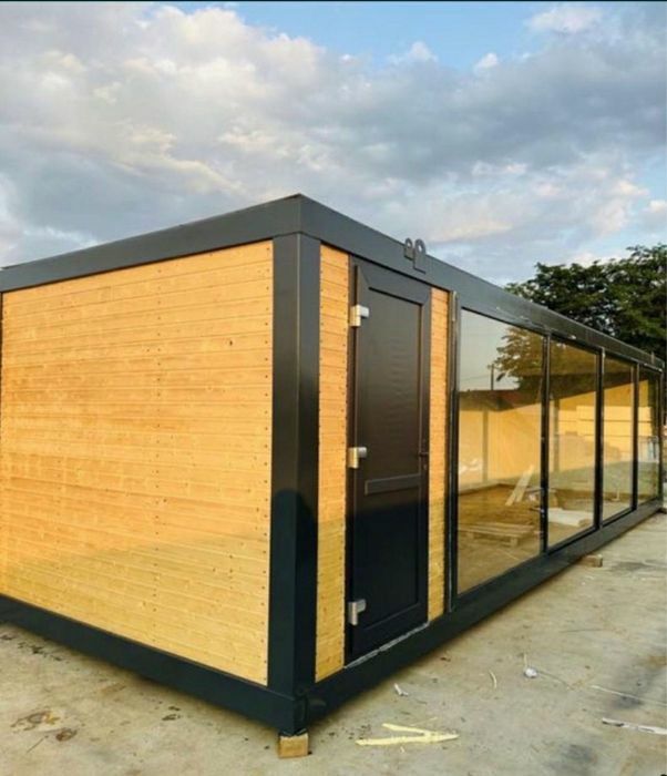 Producă Containere tip vitrina container sanitar locuit terasă paza