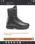 Cizme moto Alt-Berg Hogg Microlite UK 7.5 (41 EU), noi, Made in UK
