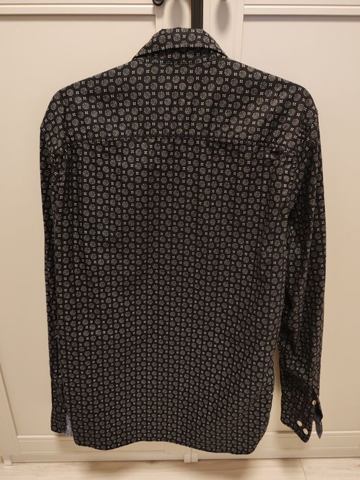 Cămașă Jack & Jones, colecția Premium, neagra, mărimea L slim fit